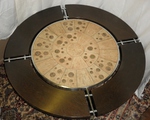 1960s Ryesberg Circular Coffee Table - Svend Aage Jessen & Sejer Ceramic