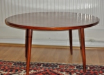 Danish Teak Circular Coffee Table