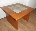 Square Coffee Table by Gangso with Poul Poulsen Tiles
