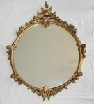 Large Ornate French Gilded Mirror – Circular form