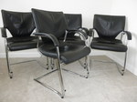 Set of 4 Cantilever Executive Chairs by Wilkhahn, Germany 