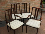 Danish Dining Table & Six Chairs