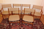Danish Teak Dining Chairs – 4 + 2 Carvers