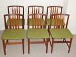 Set of 6 - 1960s Danish Afromosia Dining Chairs 