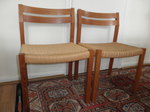 Pair of J L Moller Model 401 Chairs