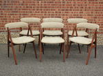 Set of 6 Model 205 Dining Chairs by TH. Harlev for Farstrup Stolefabrik